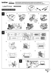 Brother International TD-4520TN Quick Setup Guide