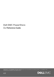 Dell PowerStore 500T EMC PowerStore CLI Reference Guide