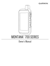 Garmin Montana 700i Owners Manual