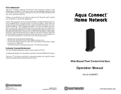 Hayward Aqua Connect Aqua Connect Operations Manual