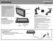 Insignia NS-NAV01 Quick Setup Guide (English)