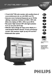 Philips 107E56 Leaflet (English)