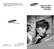 Samsung SGH-S307 User Manual (user Manual) (ver.1.0) (Spanish)