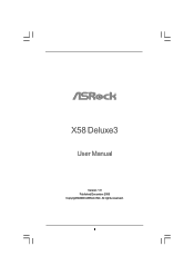 ASRock X58 Deluxe3 User Manual