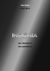 Insignia NS-19E320A13 User Manual (English)