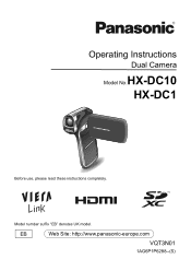 Panasonic HX-DC1H User Manual