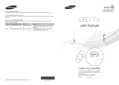 Samsung UN46D6900WF Quick Guide (easy Manual) (ver.1.0) (English)