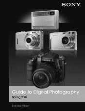 Sony DSC-W80/W Sony® Guide to Digital Photography (Spring 2007)