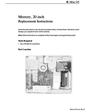 Apple M9747LL Replacement Instructions