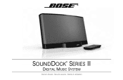 Bose SoundDock Series II Owner's guide
