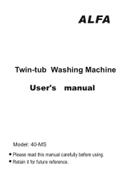 Haier 40-MS User Manual