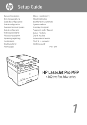 HP LaserJet Pro MFP 4101-4104dw Setup Guide
