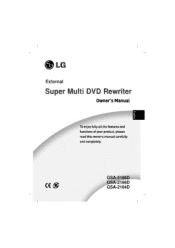 LG 2166D Owners Manual