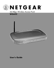 Netgear WG602 WG602v1 User Manual
