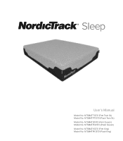 NordicTrack 13 King Hybrid Mattress - Plush Includes 2 Sensors English Manual