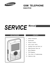Samsung SGH-P310 Service Manual
