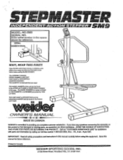 Weider Stepmaster Sm9 English Manual