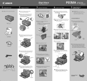 Canon PIXMA iP3000 iP3000 Easy Setup Instructions