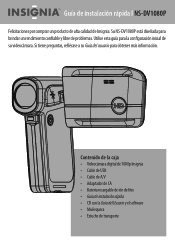 Insignia NS-DV1080P Quick Setup Guide (Spanish)