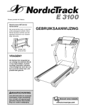 NordicTrack E 3100 Dutch Manual