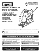 Ryobi JS651L Operation Manual