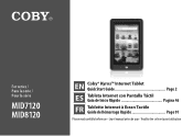 Coby MID8120 User Manual