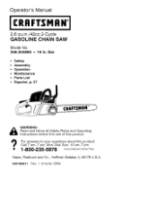 Craftsman 35088 Operation Manual
