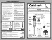 Cuisinart CSB-179 Quick Reference