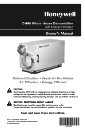 Honeywell DH90 Owner's Manual