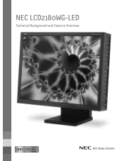 NEC LCD2180WG-LED-BK LCD2180WG-LED Technology Paper