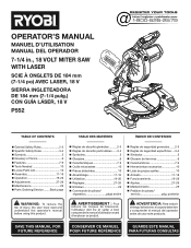 Ryobi P552 Manual 1