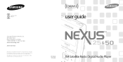 Samsung NeXus 50 User Guide