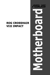 Asus ROG Crosshair VIII Impact Users Manual English