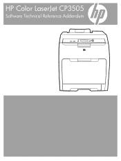HP CP3505dn HP Color LaserJet CP3505 Printer - Software Technical Reference Addendum