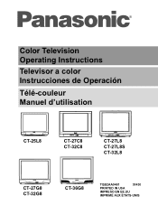 Panasonic CT32C8 CT25L8 User Guide