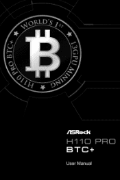 ASRock H110 Pro BTC User Manual