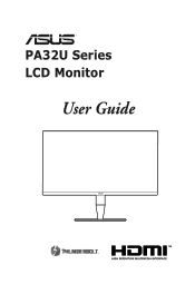 Asus ProArt PA32UC PA32U Series User Guide