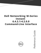 Dell W-Series 277 Instant 6.4.3.1-4.2 CLI Guide