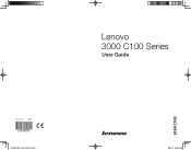 Lenovo C100 Lenovo 3000 C100 Series User Guide V2.0