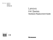 Lenovo H430 Lenovo H4 Series Hardware Replacement Guide V3.0