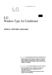 LG LWHD1209R Owners Manual