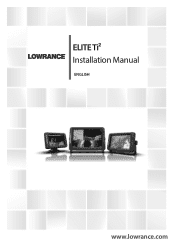 Lowrance Elite-12 Ti178 US Inland No Transducer Elite Ti2 Installation Manual