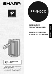 Sharp FP-N40CX FP-N40CX Operation Manual