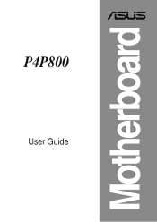 Asus P4P800 P4P800 User's Manual English Version E1324