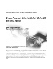 Dell PowerConnect 3424 User's Guide Addendum
      (.pdf)
