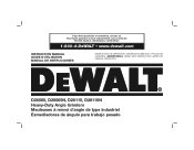 Dewalt D28115 Instruction Manual