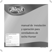 Hunter 23979 Owner's Manual