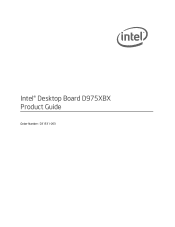 Intel D975XBX Product Guide
