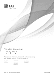 LG 32LH200C Owners Manual
