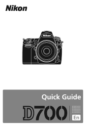 Nikon D700 Quick Guide